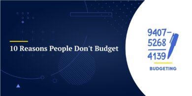 10 Reasons People Don't Budget
