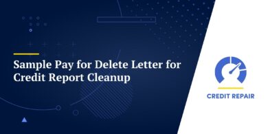 Sample Pay for Delete Letter for Credit Report Cleanup