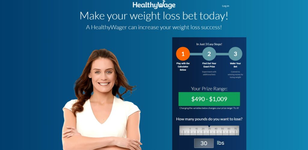 HealthyWage home page
