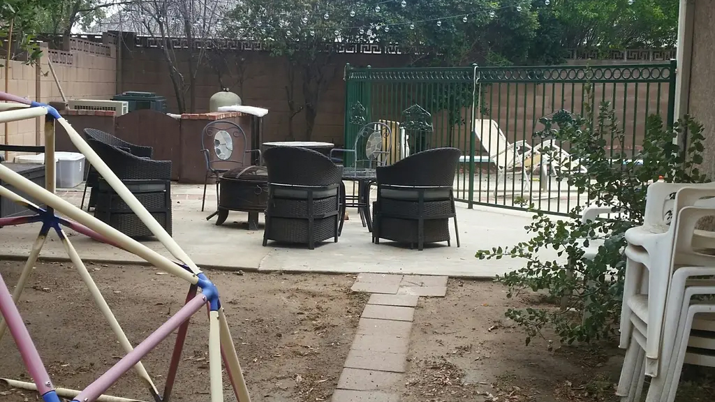 Stacee's backyard
