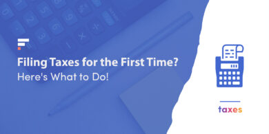 Filing taxes for the first time
