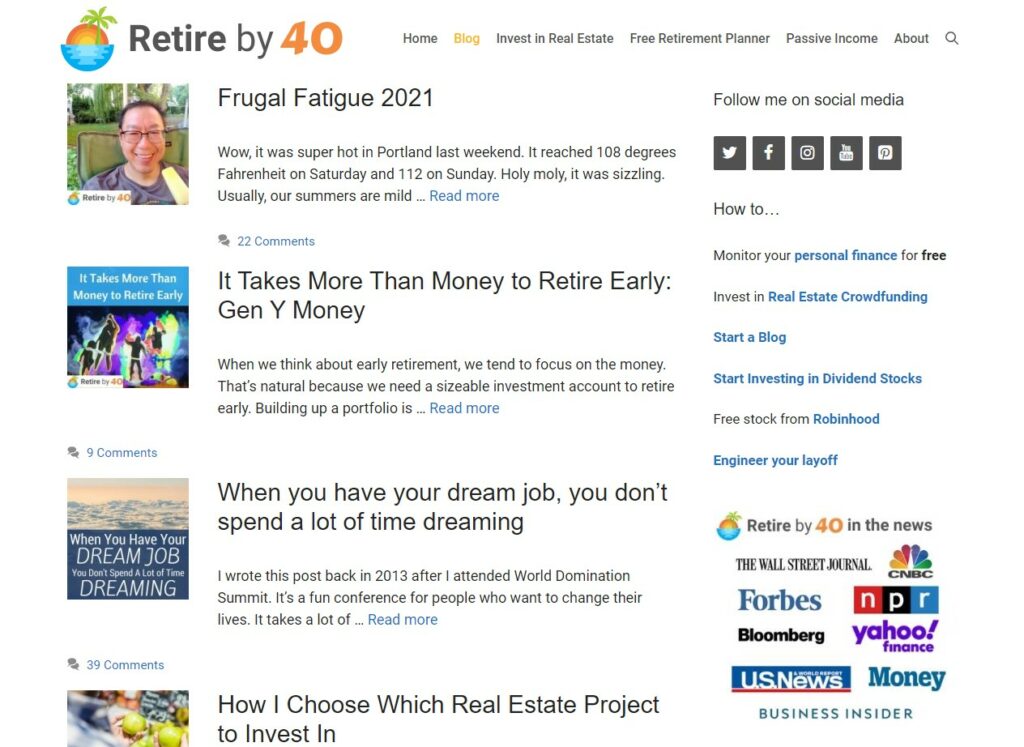 Retire by 40