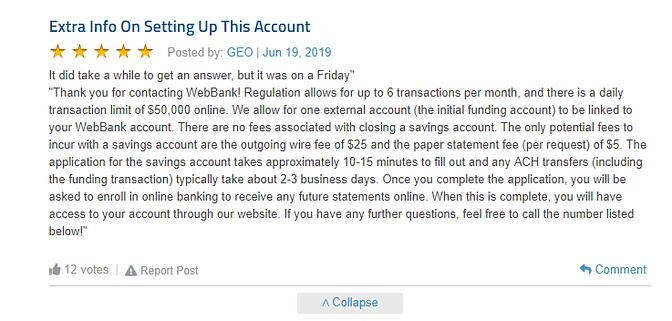 Webbank reviews
