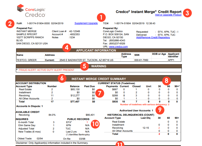 CoreLogic_Credco_Sample_Instant_Merge_Credit_Report_for_Mortgage