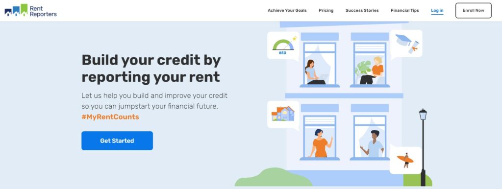 Rent Reporters website