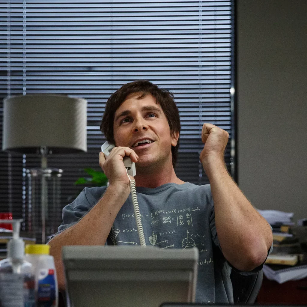 Christian Bale as Michael Burry