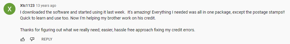 Credit Detailer customer review