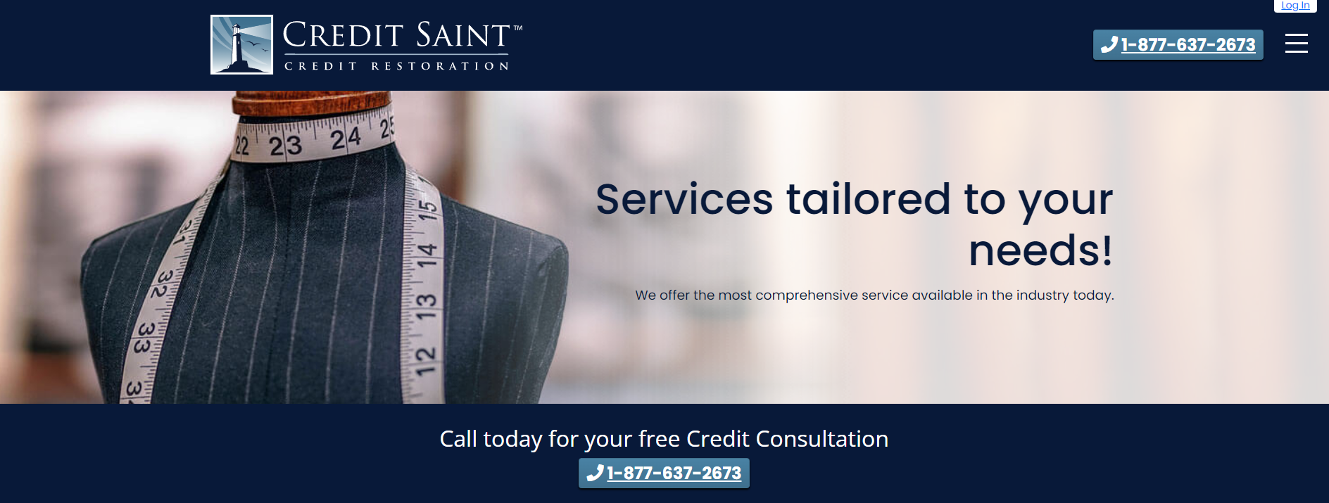 Credit Saint website