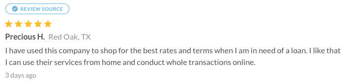 Lendingtree auto loan reviews good fast easy
