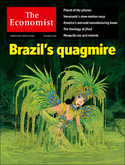 The Economist cover illustrates investing sentiment about Brazil in 2009
