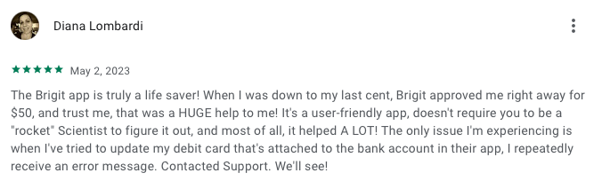 Positive review, May 2, 2023