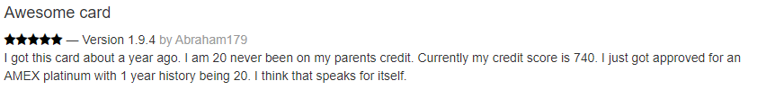 Cred.ai positive customer review