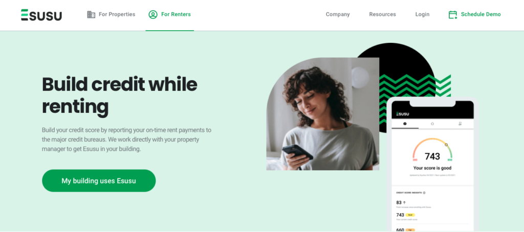 Esusu Rent website