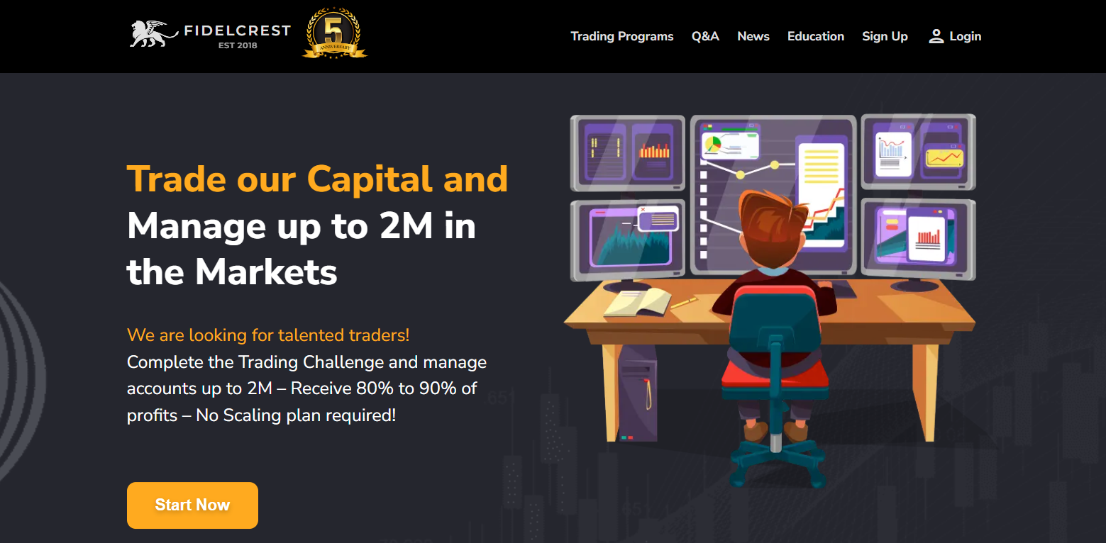 FidelCrest homepage
