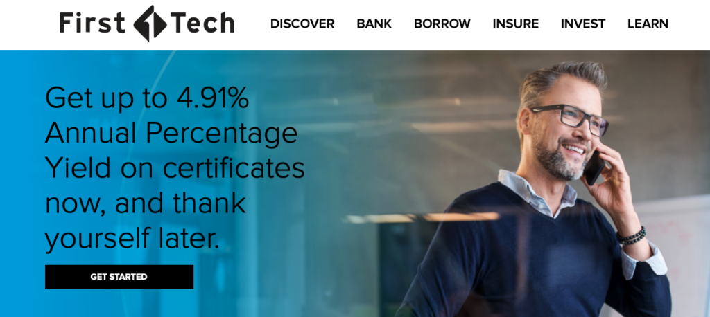 First Tech Federal Credit Union home page
