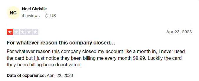 Tomo Card Trustpilot Review