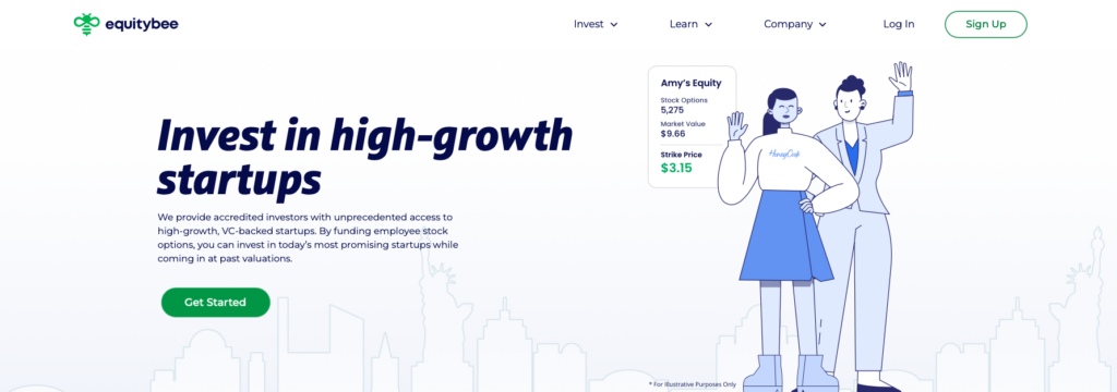EquityBee homepage