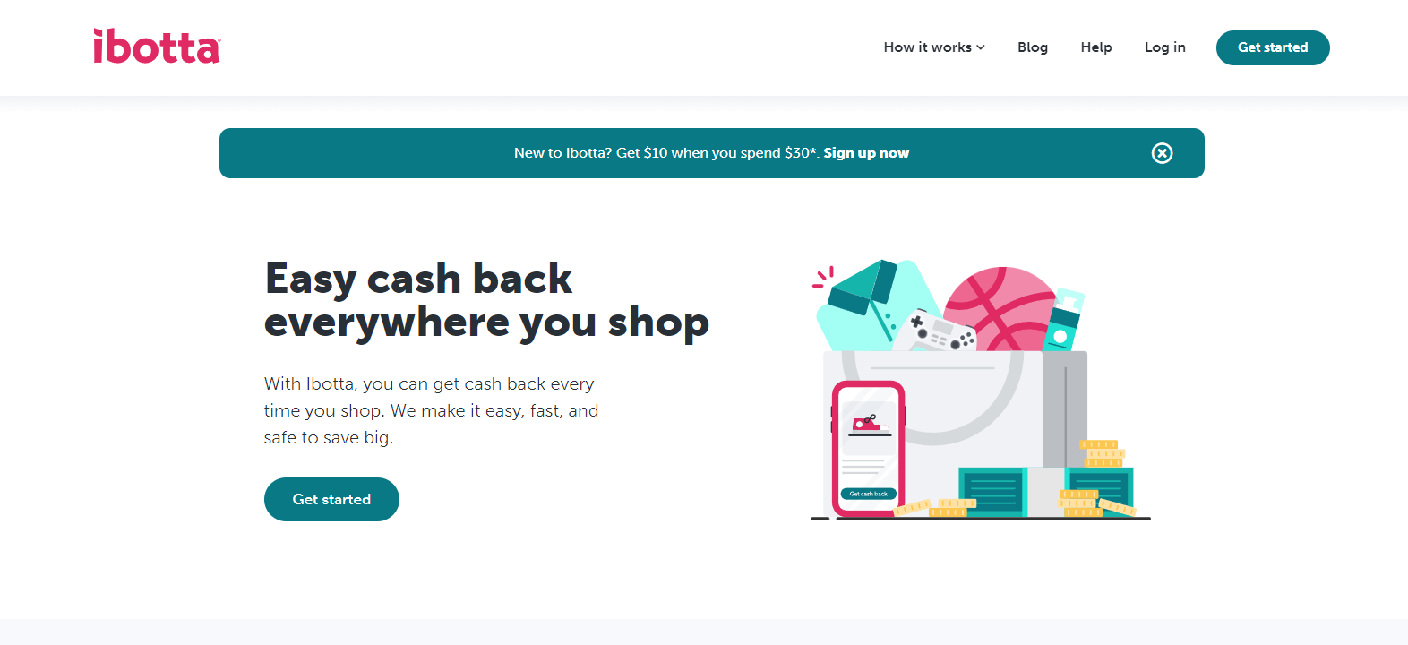 Best Money-Making Apps: Ibotta Homepage