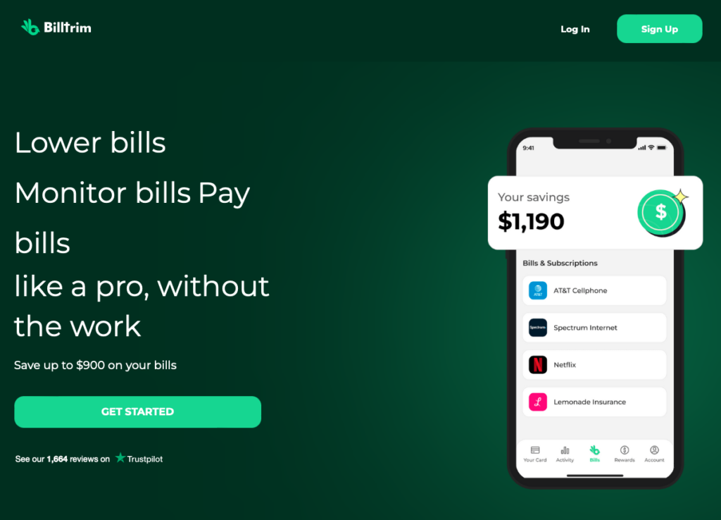 Billtrim homepage