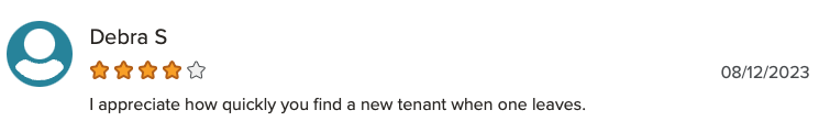 Positive customer review of Neighbor.com on BBB