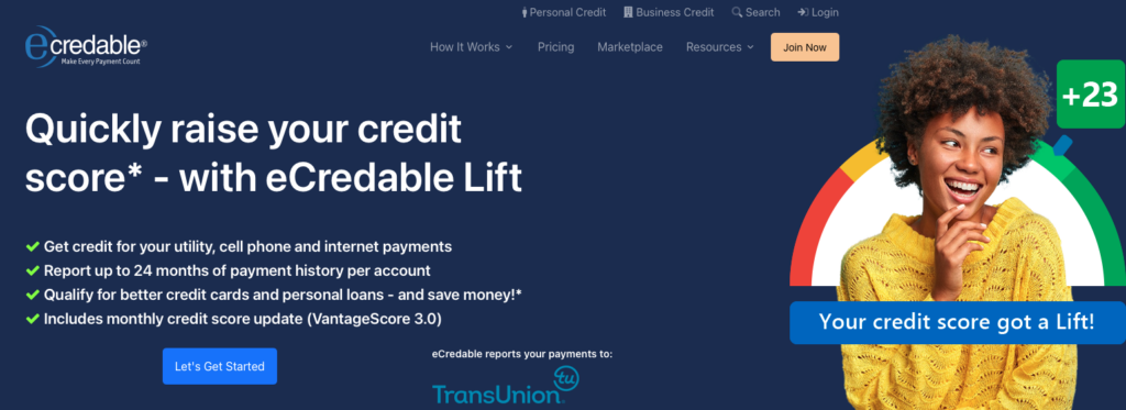 eCredable homepage
